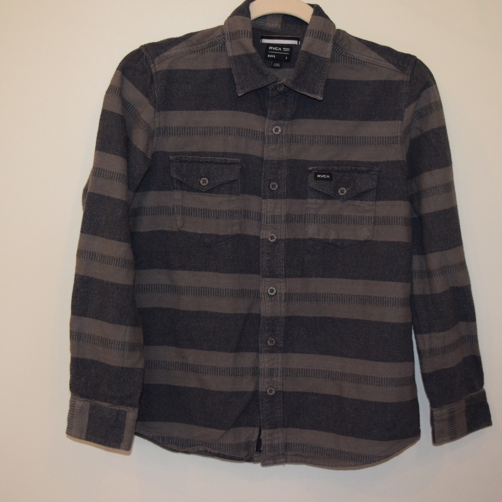 RVCA Boys thermal button down